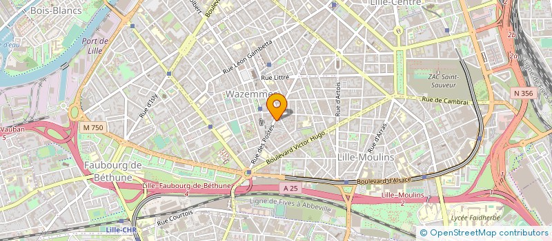 localisation de l'entreprise DALINDA à LILLE