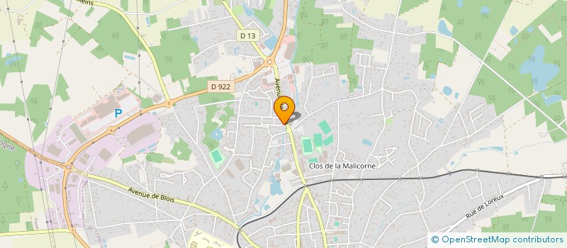 localisation de l'entreprise DALINUIT  ROMORANTIN-LANTHENAY