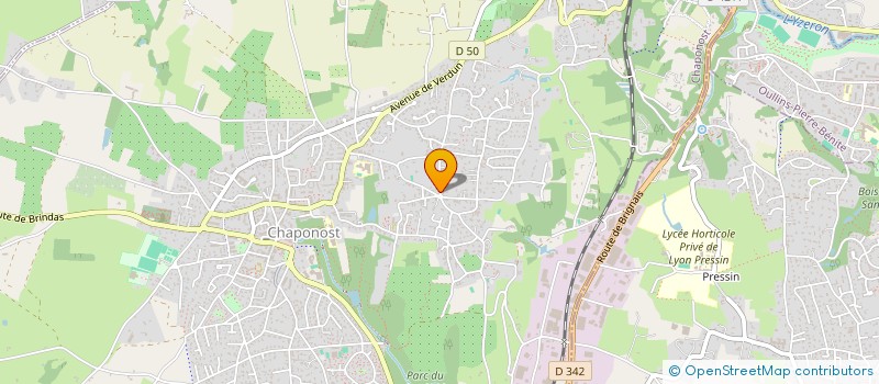 localisation de l'entreprise DALINVEST 1  CHAPONOST