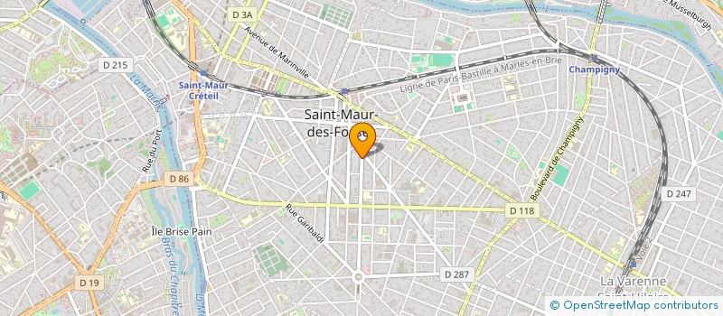 localisation de l'entreprise DALIS AVOCATS à SAINT-MAUR-DES-FOSSES