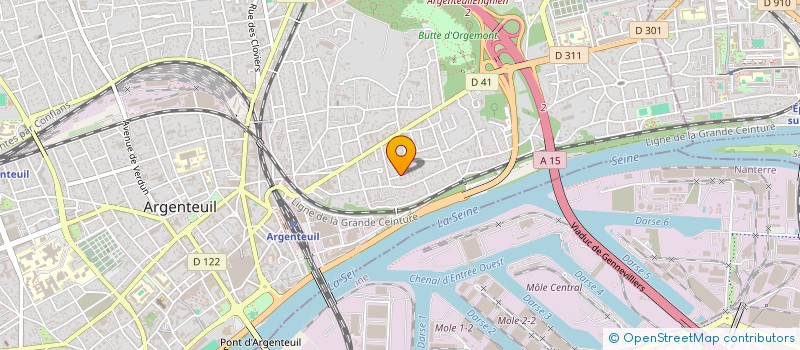 localisation de l'entreprise DALIT COMPUTER TRAINING ASSOCIATION  ARGENTEUIL