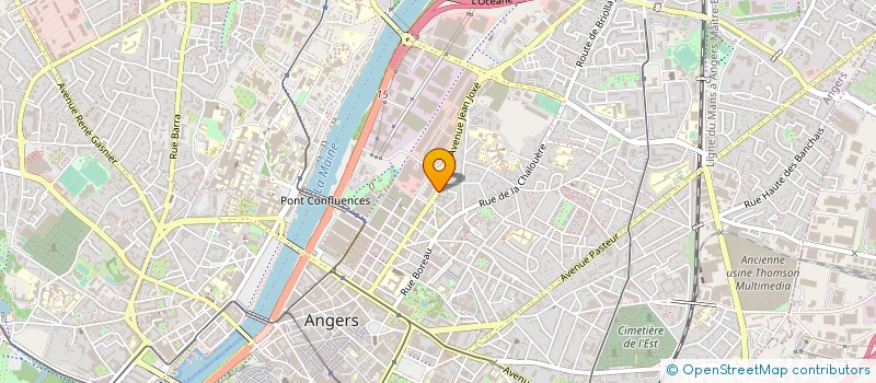 localisation de l'entreprise DALIVAL BIO à ANGERS