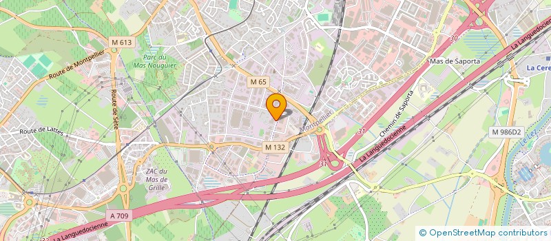 localisation de l'entreprise DALKIA AIR SOLUTIONS à MONTPELLIER
