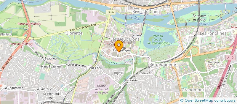 localisation de l'entreprise DALKIA BIOMASSE ORLEANS à TOURS