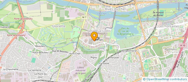 localisation de l'entreprise DALKIA BIOMASSE TOURS à TOURS