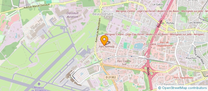 localisation de l'entreprise DALKIA SOLUTIONS EDUCATION à MERIGNAC