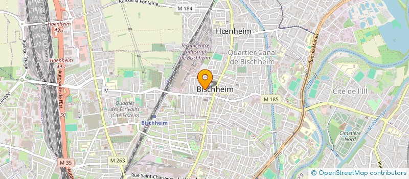 localisation de l'entreprise DALKIRAN & CIE à BISCHHEIM