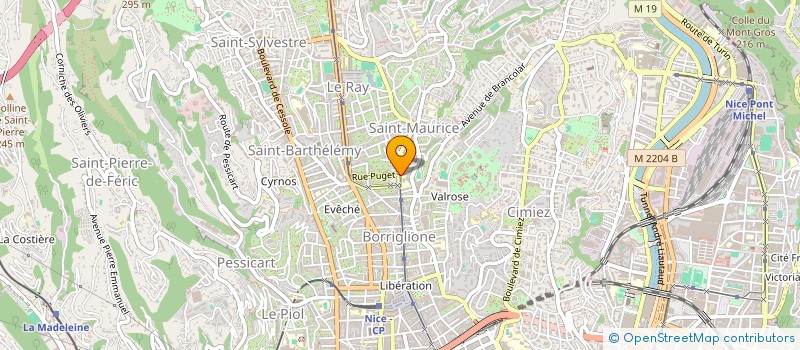 localisation de l'entreprise DALL'AGLIO CEDRIC & CAROLINE à NICE