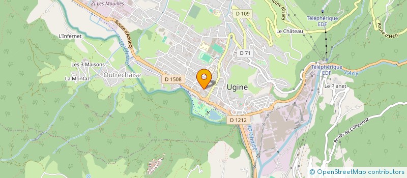 localisation de l'entreprise DALL ENERGY FRANCE  UGINE