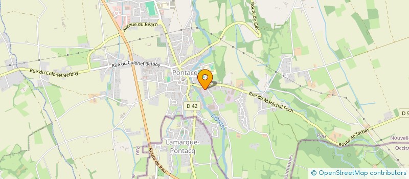 localisation de l'entreprise DALL'ITALIANO  PONTACQ