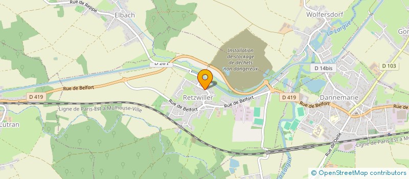 localisation de l'entreprise DALL'K  MULHOUSE