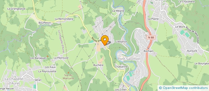 localisation de l'entreprise DALL MR  PONT-SALOMON