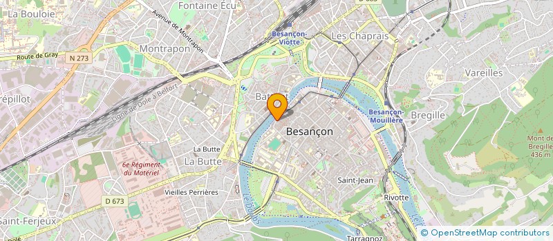 localisation de l'entreprise DALLA BOOST à BESANCON