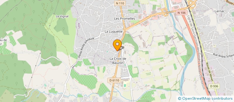 localisation de l'entreprise DALLA COSTA CONSTRUCTIONS à ALES