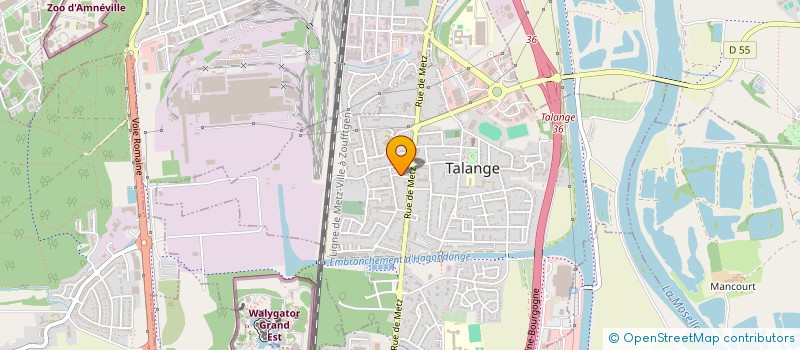 localisation de l'entreprise DALLA PRIM à TALANGE