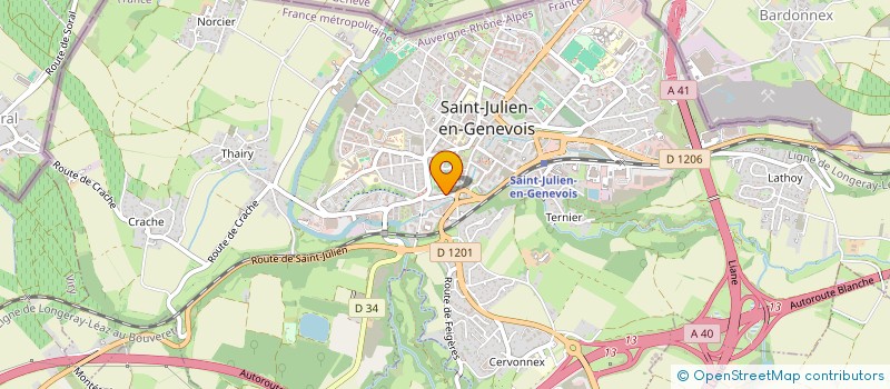 localisation de l'entreprise DALLAGE  SAINT-JULIEN-EN-GENEVOIS