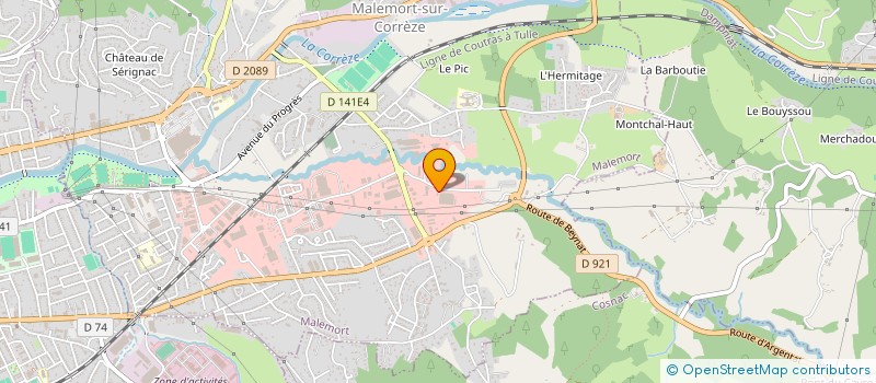 localisation de l'entreprise DALLAGES CENTRE  MALEMORT