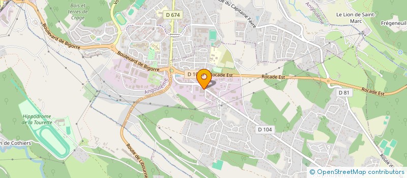 localisation de l'entreprise DALLAGES DE L'ATLANTIQUE à PUYMOYEN