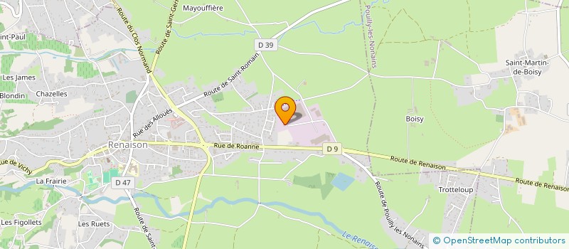 localisation de l'entreprise DALLAS 03  RENAISON