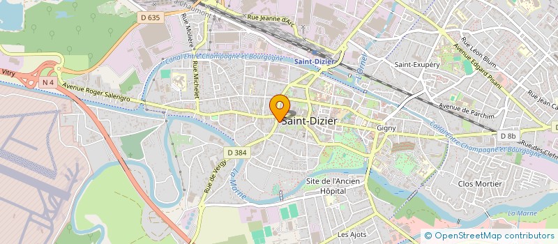 localisation de l'entreprise DALLAS 18 à SAINT-DIZIER