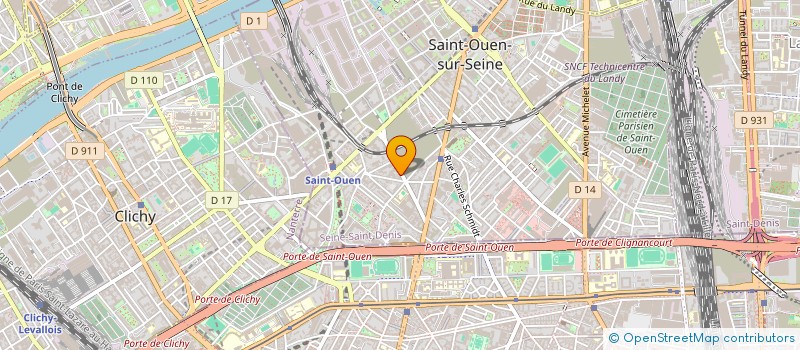 localisation de l'entreprise DALLAS  SAINT-OUEN-SUR-SEINE