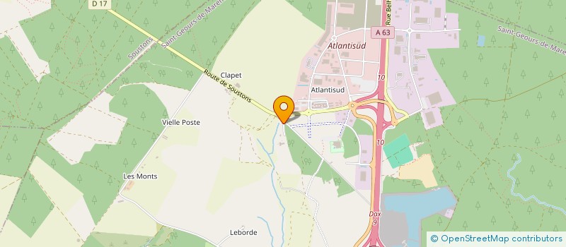 localisation de l'entreprise DALLAS à SAINT-GEOURS-DE-MAREMNE