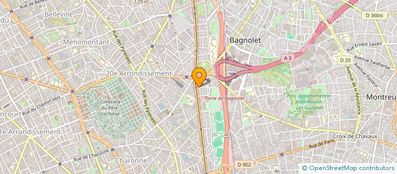 localisation de l'entreprise DALLAS SOCIETE à PARIS