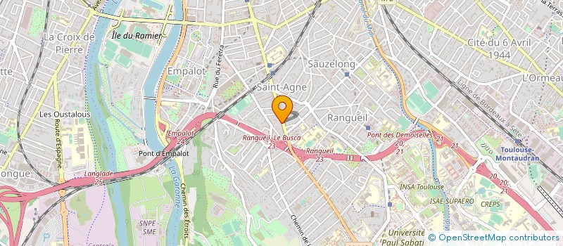 localisation de l'entreprise DALLAU COUVERTURE à TOULOUSE