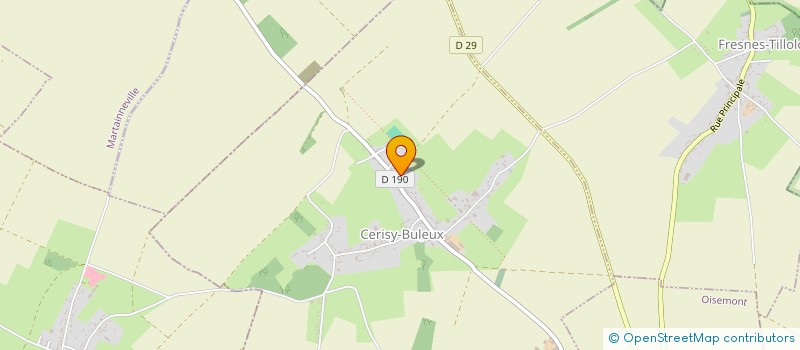 localisation de l'entreprise DALLE à CERISY-BULEUX