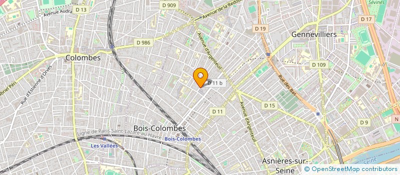 localisation de l'entreprise DALLE à BOIS COLOMBES