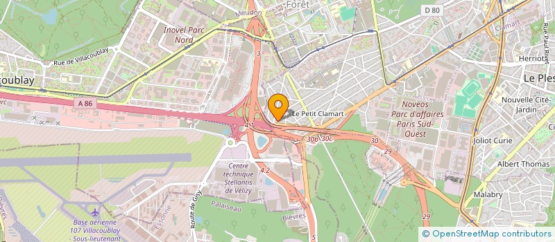 localisation de l'entreprise DALLE-COFFRAGE à CLAMART
