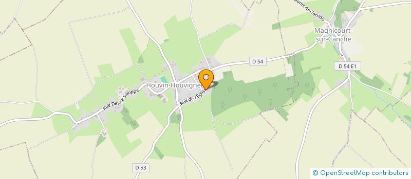 localisation de l'entreprise DALLE CONSORTS  HOUVIN-HOUVIGNEUL