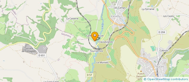 localisation de l'entreprise DALLE D'ARTISTES  VALADY