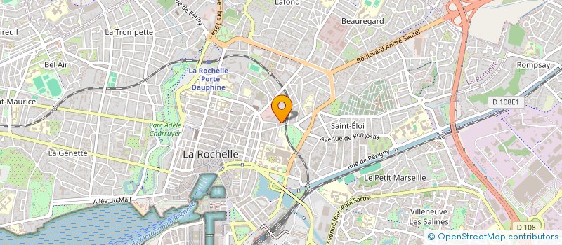 localisation de l'entreprise DALLE INDIVISION  LA ROCHELLE