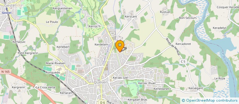 localisation de l'entreprise DALLE PRO OUEST  QUEVEN