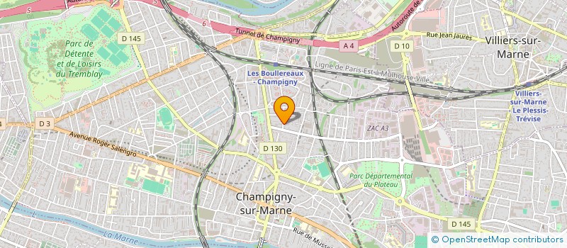 localisation de l'entreprise DALLE SOLS à CHAMPIGNY-SUR-MARNE