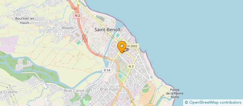 localisation de l'entreprise DALLEAU  SAINT-BENOIT