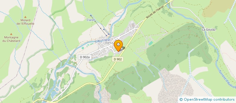 localisation de l'entreprise DALLEMAGNE ARNAUD  BESSANS