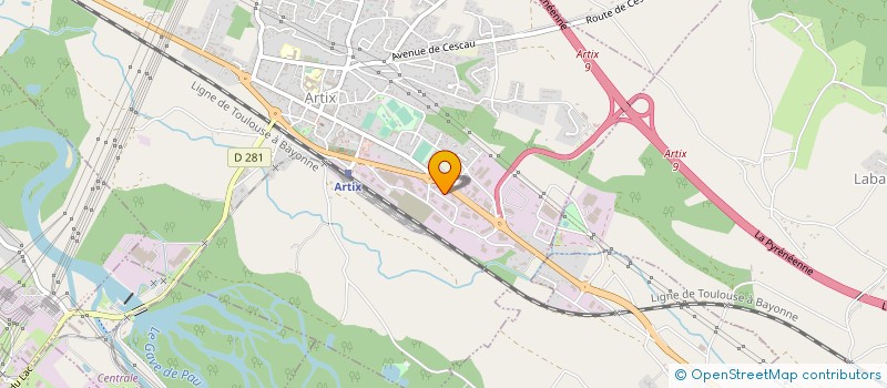 localisation de l'entreprise DALLES DU LAC  ARTIX