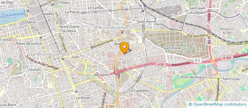 localisation de l'entreprise DALLEST BONNEL AVEROUS TARRAZI à MARSEILLE