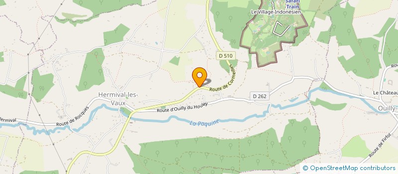 localisation de l'entreprise DALLET ELECTRICITE à HERMIVAL-LES-VAUX