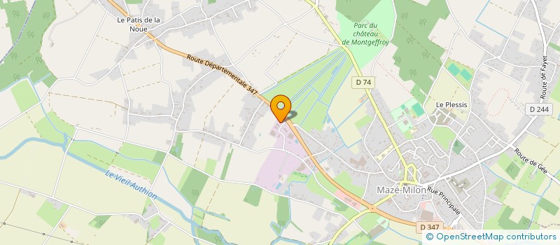 localisation de l'entreprise DALLETONNE  MAZE-MILON