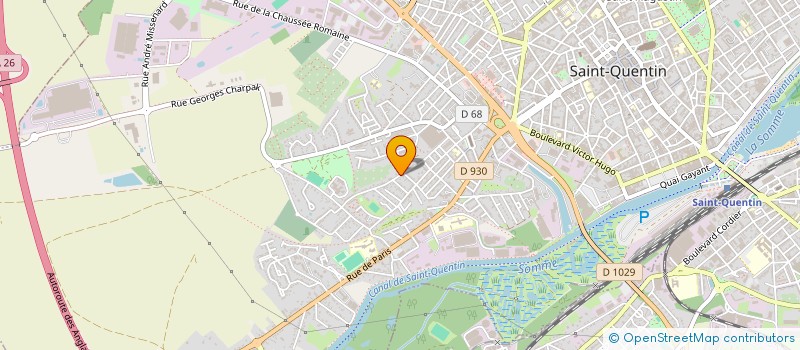 localisation de l'entreprise DALLI DEMOLITION à SAINT-QUENTIN