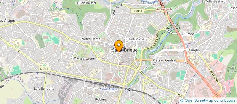 localisation de l'entreprise DALLI LE COTTON à SAINT-BRIEUC