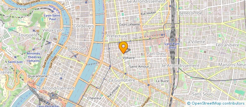 localisation de l'entreprise DALLINE  LYON