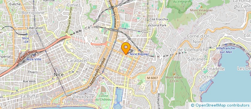 localisation de l'entreprise DALLISE IMMO à NICE