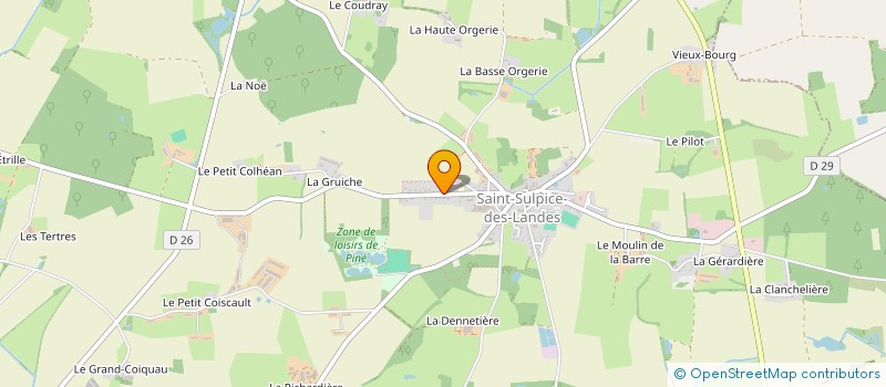 localisation de l'entreprise DALLISOL  VALLONS-DE-L'ERDRE