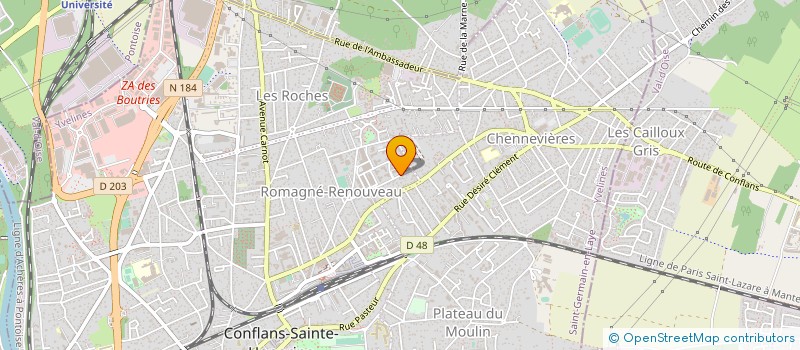 localisation de l'entreprise DALLONGEVILLE  ERAGNY