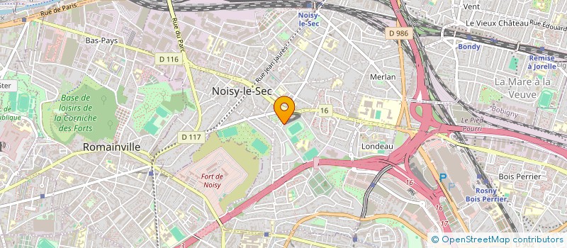 localisation de l'entreprise DALLY BAT à NOISY-LE-SEC