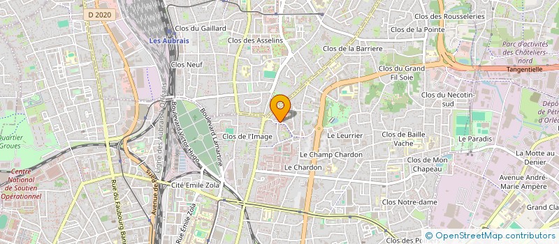 localisation de l'entreprise DALLY LOC à ORLEANS